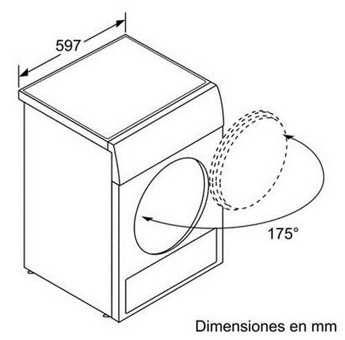 Máquina de Secar Siemens WT47W239EE | 9 Kg | Bomba de Calor | A++ | Branco