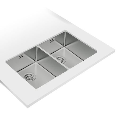 Lava-Loiça Teka Be Linea RS15 2C 740 | 2 Cubas | Aço inoxidável