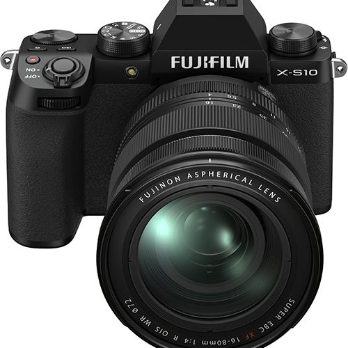 Máquina Fotográfica Mirrorless Fujifilm X-S10 + XF 16-80mm f/4 R OIS WR