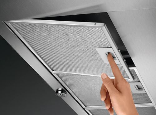 Exaustor Integrado de Teto AEG DCK5280HG | 113x63 cm | 735 m³/h | 70 dB | A+ | Aço inoxidável