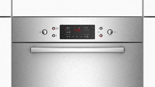 Máquina de Lavar Loiça Encastrável Bosch SCE52M75EU | 7 talheres | 60 cm | F | Aço inoxidável