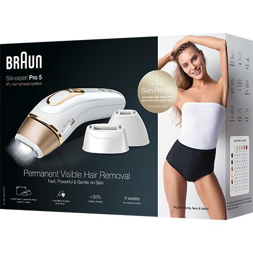 Depiladora de Luz Pulsada – IPL Braun Silk Expert Pro 5 PL5243