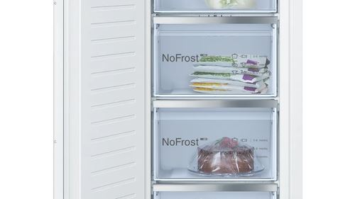 Arca Congeladora Vertical Encastrável Bosch GIN81ACE0 | 177,2x55,8x54,5 cm | 212 L | E | Branco