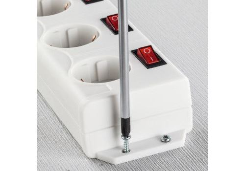 Extensão Elétrica Hama 6 Tomadas 1,4m (137239) Branco
