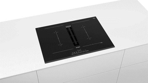 Placa de Indução Bosch Serie 6 PVQ731F25E | Elétrica | 71 cm | 4 Zonas | Preto