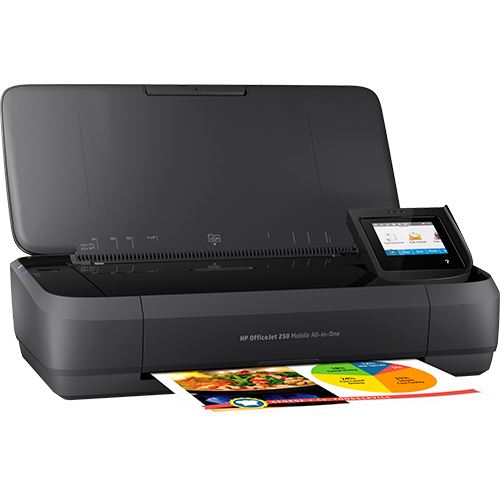 HP OfficeJet 250 Mobile AiO Wi-Fi - Preto