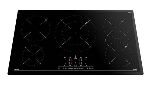 Placa de Indução Teka IR 9530 | Elétrica | 90 cm | 5 Zonas | Preto