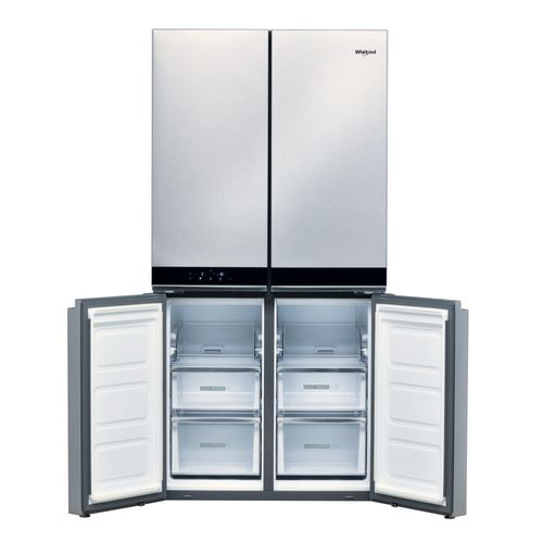 Frigorífico Americano Whirlpool WQ9 B1L | 187,4x90,9x69,8 cm | 388 L | F | Aço inoxidável