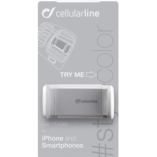 Suporte Smartphone Cellularline para Automóvel Handy Smart Branco