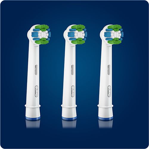 Recargas para Escovas de Dentes Elétrica Oral-B Precision Clean com Clean Maximiser - 3 Uni.
