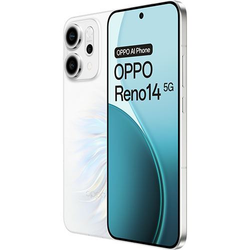 Oppo Reno14 5G - 512GB - Branco Madrepérola | Darty
