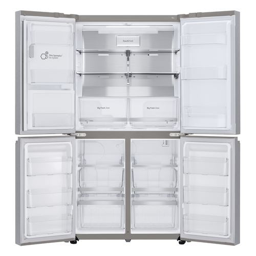 Frigorífico Americano LG NatureFRESH | 179,3x91,2x74,4 cm | 368 L | E | Aço inoxidável