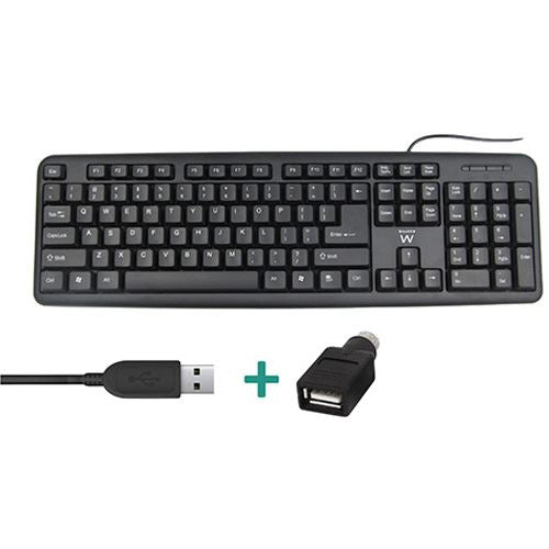 Teclado Ewent Slim USB - Preto