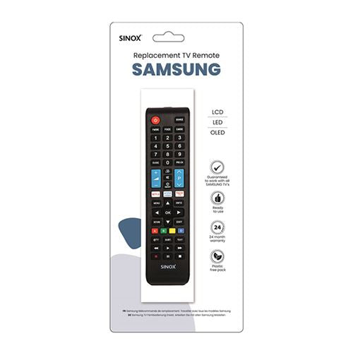 Comando Remoto Sinox SXR1110 para Televisões Samsung