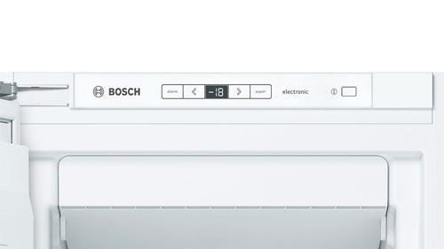 Arca Congeladora Vertical Encastrável Bosch GIN81AEF0 | 177,2x55,8x54,5 cm | 212 L | F | Branco