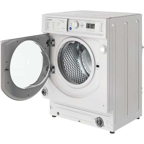 Máquina de Lavar e Secar Roupa Indesit BI WDIL 861284 EU | Encastrável | 8/6 Kg | 1200 RPM | D | Branco