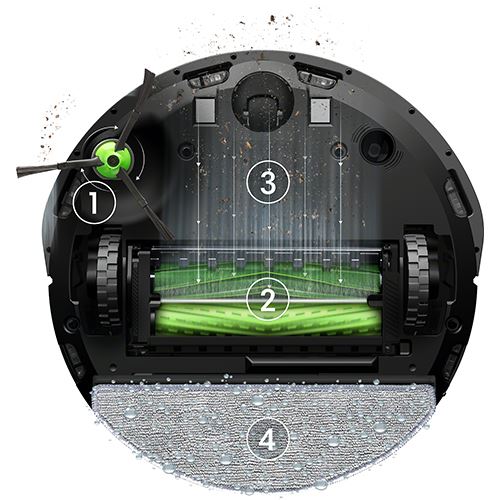 Aspirador Robot iRobot Roomba Combo i8+