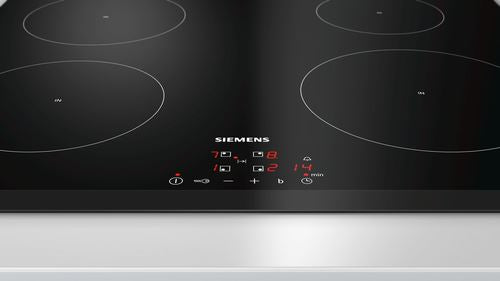 Placa de Indução Siemens iQ100 EH631BEB1E | Elétrica | 59.2 cm | 4 Zonas | Preto