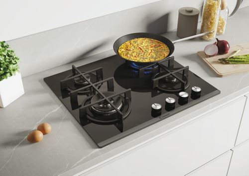 Placa a Gás Candy ESSENZA CVG6BF4WEB | 59.5 cm | 4 Zonas | Preto