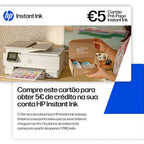 Cartão Pré Pago HP II Enroll Card - Instant Ink - 5€