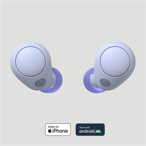 Auriculares Bluetooth True Wireless Sony WF-C700NV - Lavanda
