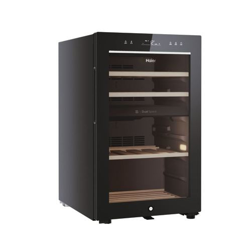 Cave de Vinho Haier HWS42GDAU1 | 82x49,7x58,5 cm | 42 Garrafas | G | Preto