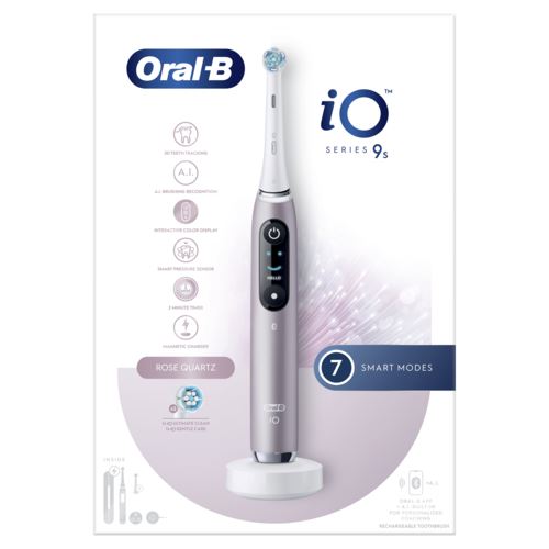 Escova de Dentes Elétrica Oral-B iO9s - Rosa