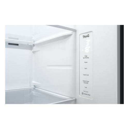 Frigorífico Americano LG GSLV71PZTD.APZQEUT | 179x91,3x73,5 cm | 416 L | D | Metálico, Prateado