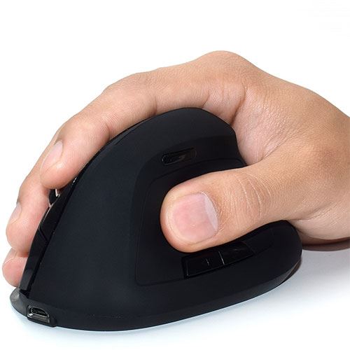 Rato Ergonómico Vertical Ewent Wireless - Preto