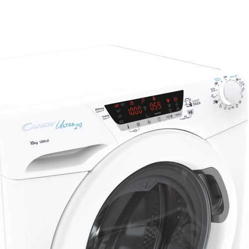 Máquina de Lavar Roupa Candy HCU1210TXME/1-S | 10 Kg | 1200 RPM | A | Branco