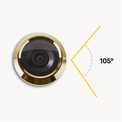 Visor digital Yale DDV 500 - Dourado