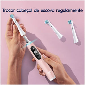 Recargas para Escovas de Dentes Elétrica Oral-B iO Gentle Care - Branco - 6uni