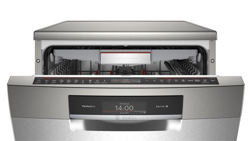 Máquina de Lavar Loiça Bosch SMS8YCI01E | 14 talheres | 60 cm | B | Aço inoxidável