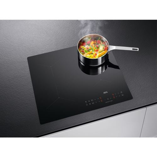 Placa de Indução AEG ILB64333CB | Elétrica | 59 cm | 4 Zonas | Preto