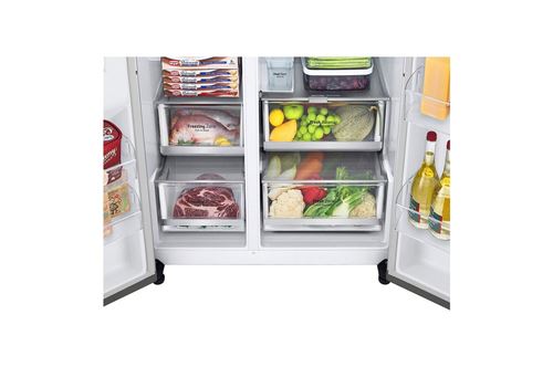 Frigorífico Americano LG GSJV71PZLE edelstahl | 179x91,3x73,5 cm | 416 L | E | Aço inoxidável
