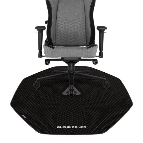 Tapete para Cadeira Gaming Alpha Gamer Octan Preto/Cinzento