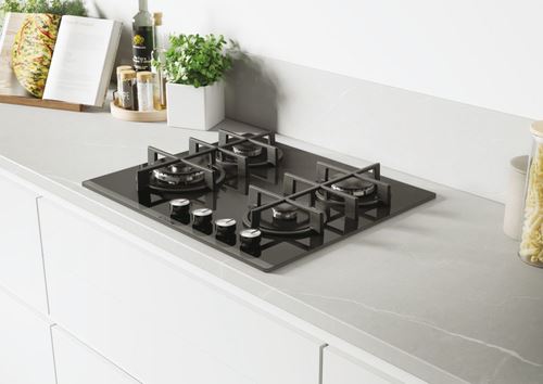 Placa a Gás Candy ESSENZA CVG6BF4WEB | 59.5 cm | 4 Zonas | Preto