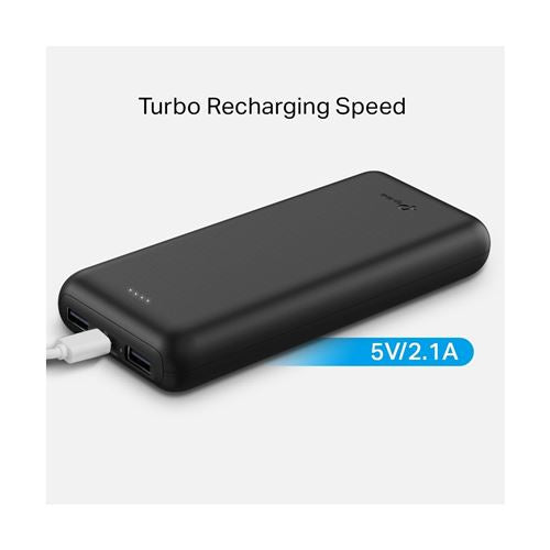 Powerbank TP-Link 20000mAh 2USB Preto