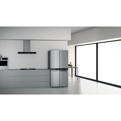 Frigorífico Americano Whirlpool WQ9 M2L | 187,6x90,8x71,6 cm | 389 L | E | Aço inoxidável