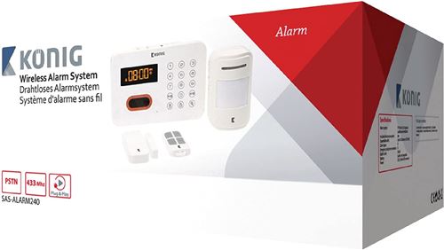 Sistema de Alarme Konig SAS-ALARM240