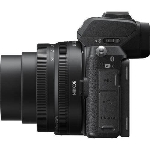 Máquina Fotográfica Mirrorless Nikon Z50 16-50mm + 50-250mm + Cartão de Memória SD 64GB