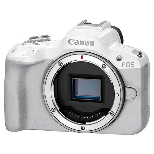 Máquina Fotográfica Mirrorless Canon EOS R50 - Prateado + RF-S 18-45 IS STM