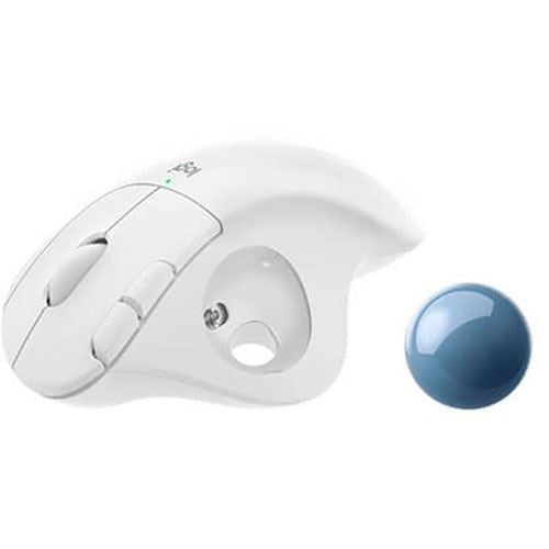 Rato Bluetooth Logitech Ergo M575 Trackball - Branco