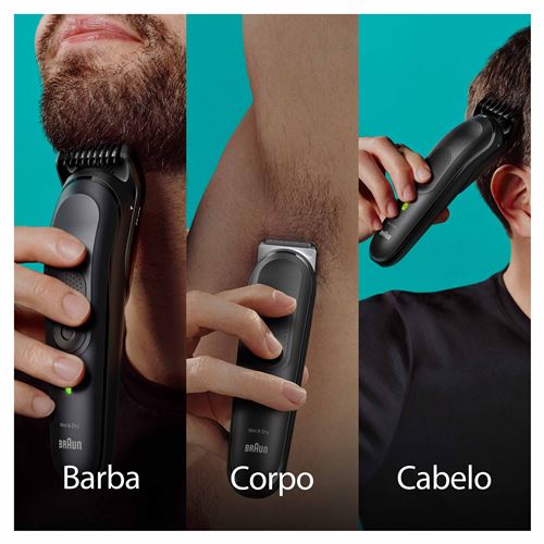 Aparador de Barba Braun All In One Serie 7 MGK7460 - Preto