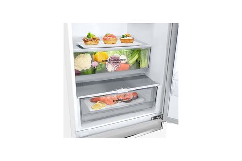 Frigorífico Combinado LG GBB61SWGCN1 | 186x59,5x68,2 cm | 234 L | C | Branco