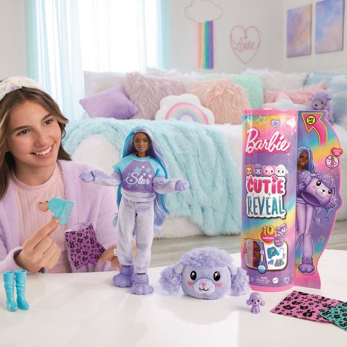 Barbie Cutie Reveal Camisolas Cozy: Caniche - Mattel
