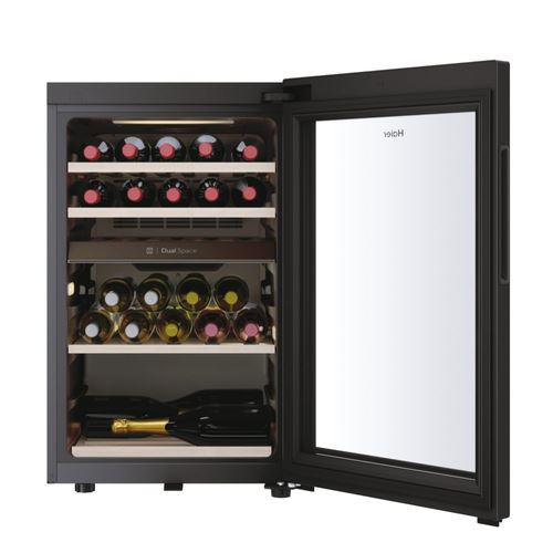 Cave de Vinho Haier HWS42GDAU1 | 82x49,7x58,5 cm | 42 Garrafas | G | Preto