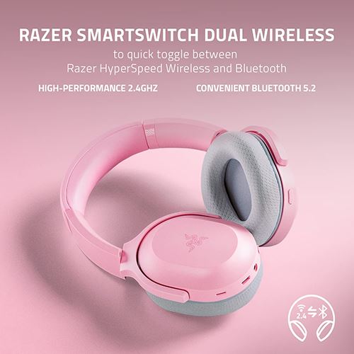Auscultadores Gaming Bluetooth Razer Barracuda - Quartz