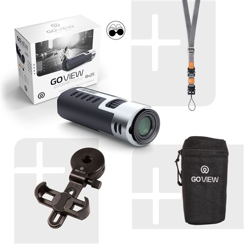 Monóculo 8x25 GoView ZoomR HD - Phantom Black