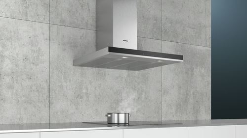 Exaustor de Parede Siemens iQ300 LC77BHM50 | 75x50 cm | 710 m³/h | 65 dB | B | Aço inoxidável